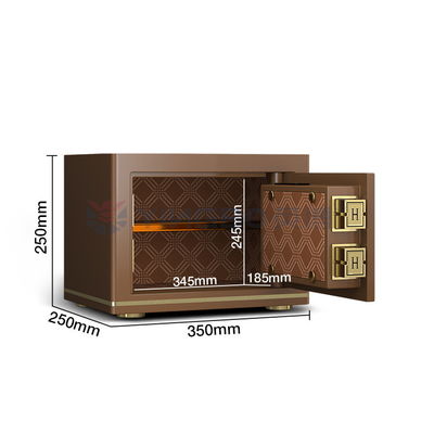 0.55 Cu Ft Φαγγειοτυπία Κλειδί Γραφείο χρηματοκιβώτιο για ασφάλεια
