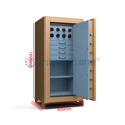 H1600mm Luxury Watch Winder Ασφαλές Αποτυπωμάτων Αγγείων Κλειδώματος Κοσμήματα Ασφαλές