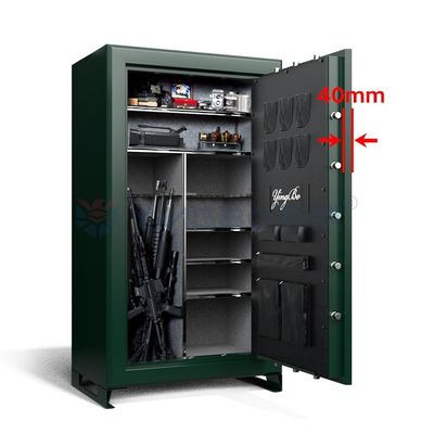 Γρήγορη πρόσβαση Biometric UL Lock Gun Safe Box Steel Gun Safe Pry Resistant Safe 5 Gun Safe