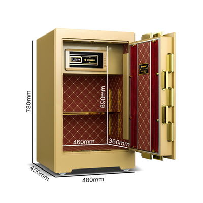 OEM 4 Cu Ft κλειδαριά δακτυλικών αποτυπωμάτων Εμπορικό χρηματοκιβώτιο H780mm YB/ZY-70