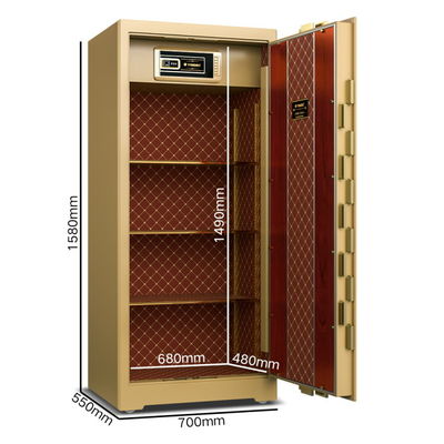 17 Cu Ft OEM Εμπορική κατάθεση ασφαλές βιομετρικό αποτύπωμα κλειδαριά ασφαλείας ασφαλές YB / ZY-150