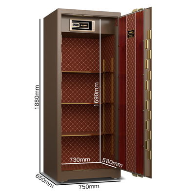 OEM Solid Steel Smart Safe Box Φαγογραφικό κλειδί για την ασφάλεια YB/ZY-180