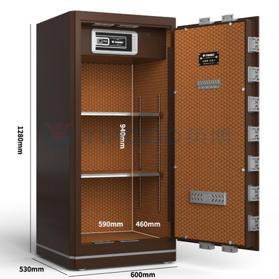 H50.5inch Home Safe Box Ψηφιακό βιομετρικό κλειδί δακτυλικών αποτυπωμάτων YB/N6-120