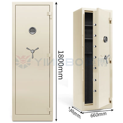 30-75 Mins Πυροσβεστικό θυρίδα ασφαλείας όπλων Οργανωμένη αποθήκευση για μακρά όπλα Πιστόλια πυρομαχικά