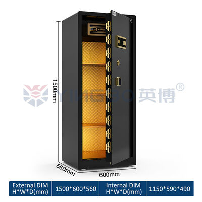 Τετράγωνο χερούλι RS-150 Ασφαλές κουτί για το σπίτι Διπλές σειρές μπουλόνια