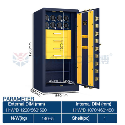 Biometric Jewelry Safe Jewelry Watch Winder Safe Το καλύτερο χρηματοκιβώτιο στο σπίτι για έγγραφα Ασφαλής αποθήκευση κοσμημάτων