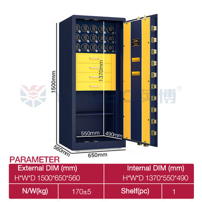 Χρηματοκιβώτιο κοσμημάτων πολυτελείας Ρολόι Winder Safe Κρυφό Χρηματοκιβώτιο Ατσάλινο Χρηματοκιβώτιο
