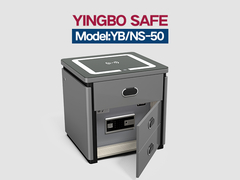 Γκρι έξυπνο χρηματοκιβώτιο ασύρματης φόρτισης YB/NS