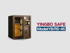 YB/RS-45 δακτυλικά αποτυπώματα κλειδαριά σπίτι χρηματοκιβώτια καφέ