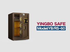 YB/RS-60 δακτυλικά αποτυπώματα κλειδαριά σπίτι χρηματοκιβώτια καφέ