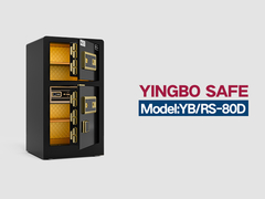 YB/RS-80D δακτυλικά αποτυπώματα κλειδαριά χρηματοκιβώτια σπίτι μαύρο