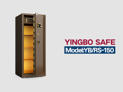 YB/RS-150 δακτυλικά αποτυπώματα κλειδαριά σπίτι χρηματοκιβώτια καφέ