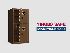 Βιομετρική κλειδαριά δακτυλικών αποτυπωμάτων Γραφείο θυρίδα ασφαλείας διπλός συναγερμός YB/N7-120D