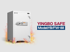 YB/FW-88 πυρόστακτο χρηματοκιβώτιο λευκό