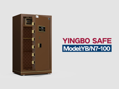 ΥΒ-N7-100- Γραφείο χρηματοκιβώτιο-καφέ ηλεκτρονική κλειδαριά