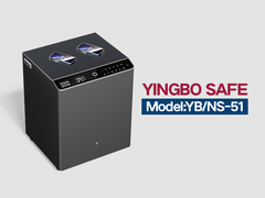 YB-NS-σκληρόχάλυβα νυχτερινό τραπέζι γκρι