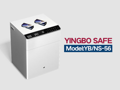 YB-NS-σκληρόχάλυβα νυχτερινό τραπέζι λευκό συρτάρι