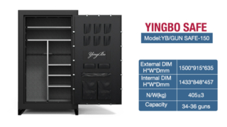 Κωδικός πρόσβασης Gun Cabinet Gun Safes Gun Safe Box Θυρίδα ασφαλείας με προστασία από έκρηξη Θυρίδα ασφαλείας πυρίμαχο όπλο χρηματοκιβώτιο