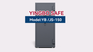 Μασίφ μπουλόνι Γκρι ντουλάπι κοσμημάτων με πλήρη κάλυψη